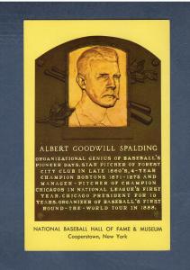 1964 A.G. Spalding Red Stockings HOF Postcard