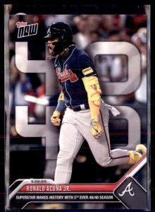 2023 Topps Now Ronald Acuna Jr. Card