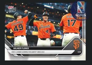 Wilyer Flores 2025 Topps NOW Card 188