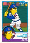 Ryne Sandberg 1983 Rookie Simpsons Custom Card