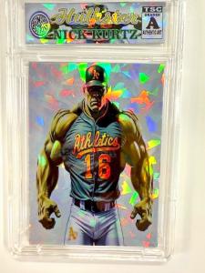 2025 Oakland Athletics Nick Kurtz HULKKSTER Ice Refractor