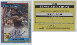 2021 Topps Bucky Dent Auto Holofractor /99