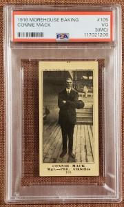1916 Connie Mack Athletics Baseball Card PSA 3MC