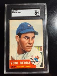 1953 Topps Yogi Berra #104 Baseball Card