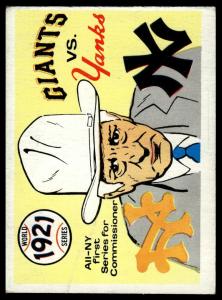 1970 Fleer World Series #18 Giants vs. Yankees