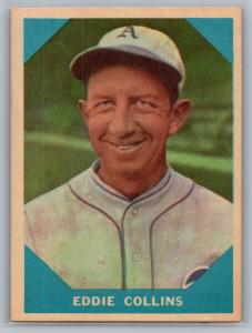 1960 Fleer Eddie Collins Baseball Card #20