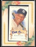 Robinson Cano 2006 Topps Mini Auto Card
