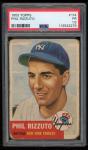 1953 Topps Phil Rizzuto Yankees Card #114