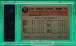 1962 Topps Roger Maris Game 3 PSA 7 Card