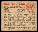 1950 Bowman Duke Snider Dodgers Card #77