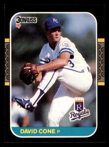 1987 Donruss David Cone Baseball Card #502