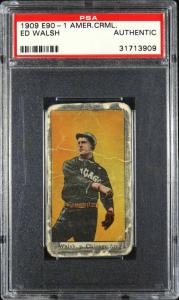 1909 E90-1 Ed Walsh American Caramel Card