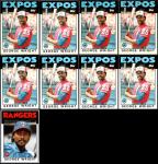 1986 George Wright (9) Card Lot - Rare Find