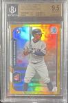 2015 Francisco Lindor Rookie Gold Refractor BGS 9.5