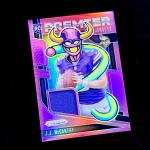 J.J. McCarthy 1/1 Pink Prizm Rookie Patch