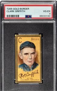 1911 T205 Clark Griffith Hall of Fame Card