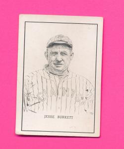 W576 Jesse Burkett HOF 1950 Callahan Card