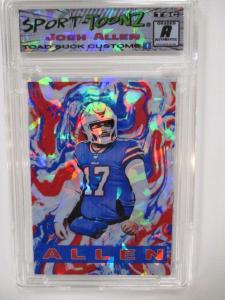 2024 Buffalo Bills Allen Ice Refractor Card