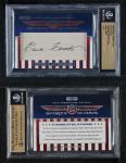 2010 Razor Sports Icons Earle Combs Cut Signature