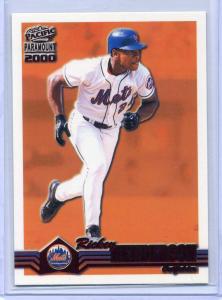 Rickey Henderson 2000 Pacific Paramount Ruby Red Card
