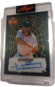 2025 Leaf Metal Halloween Johnny Damon 1/1 Autograph