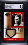 2001 Leaf Lou Gehrig Game-Used Jersey Card