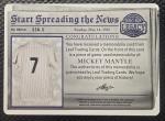 2023 Leaf Bronx Legacy Mickey Mantle Card #SSN-5
