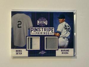 2024 Leaf Bronx Legacy Pinstripe Pairings #/15