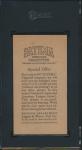 1913 Fatima T200 Walter Johnson Sports Card