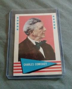 1961 Fleer Charles Comiskey Baseball Card #18