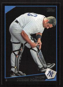 2009 Topps Jorge Posada Black Card #360