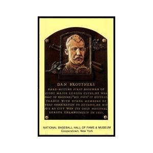 Dan Brouthers 1993 Hall of Fame Plaque Postcard
