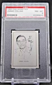 1950 Jimmie Collins Hall of Fame Card PSA 8