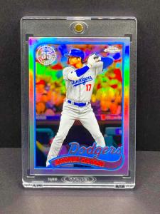 Shohei Ohtani Rare Refractor Topps Chrome Card