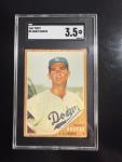 1962 Topps Sandy Koufax #5 Dodgers Card