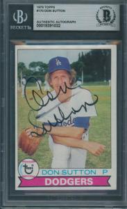 1979 Topps Don Sutton Autographed Card #170