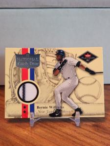 2001 Fleer Platinum Bernie Williams Yankees Card