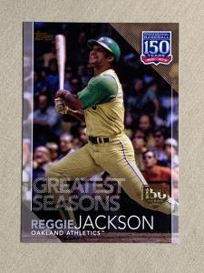 2019 Topps Reggie Jackson Gold Stamp /150 Card