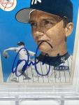2000 Fleer Tradition David Cone Yankees Auto Card