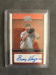2024 Leaf Metal Billy Wagner Autograph #4/8