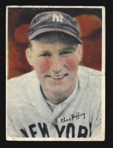 1936 Charles Red Ruffing National Chicle Card