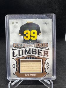 2020 Leaf Lumber Dave Parker Bat Relic /25