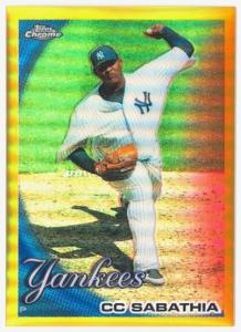 C.C. Sabathia 2010 Topps Chrome Gold Refractor