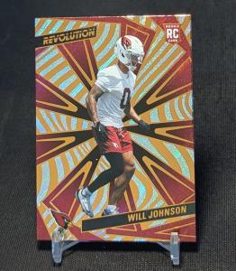 Will Johnson 2025 Panini Revolution Rookie Card