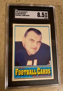 1990 Dick Butkus Football Card SGC 8.5 Gem