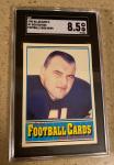 1990 Dick Butkus Football Card SGC 8.5 Gem