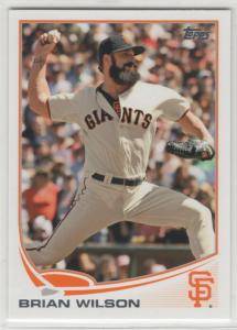 2013 Topps San Francisco Giants Baseball Team Set