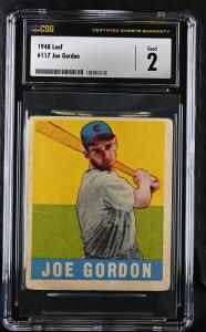 1948-49 Leaf Joe Gordon Rookie Card #117