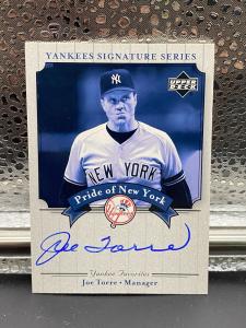 2003 Upper Deck Joe Torre Yankees Card #PN-JT