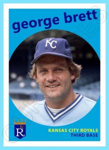 George Brett Custom Art Card - Kansas City Royals